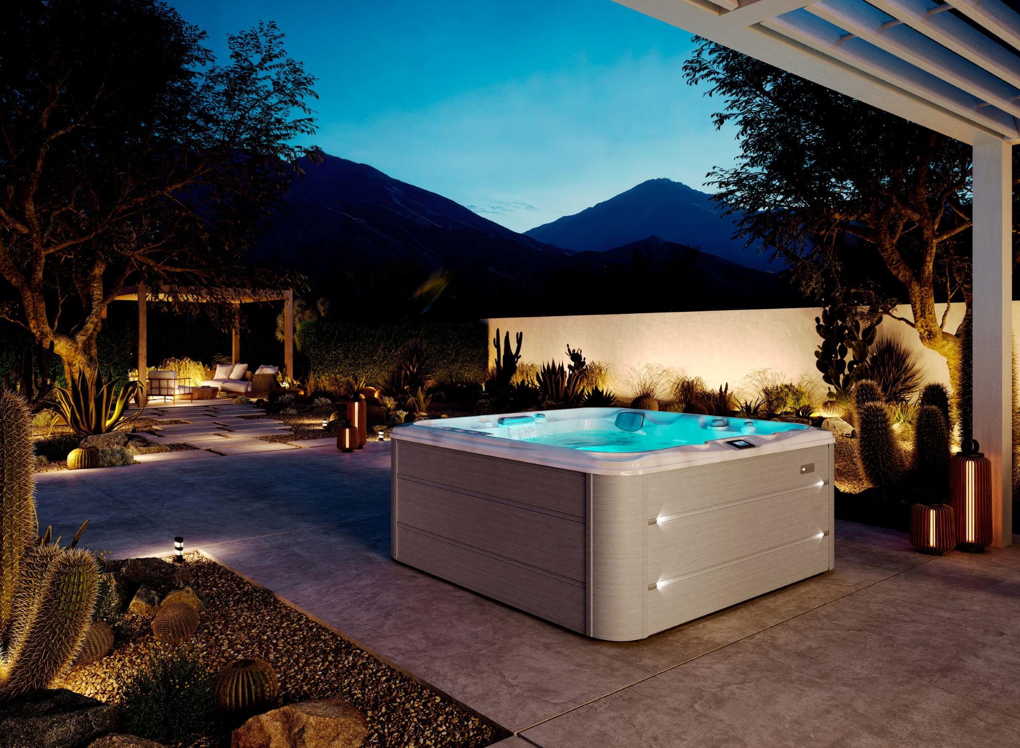 sundance spas 780 series hamilton platinum brushed grey installation