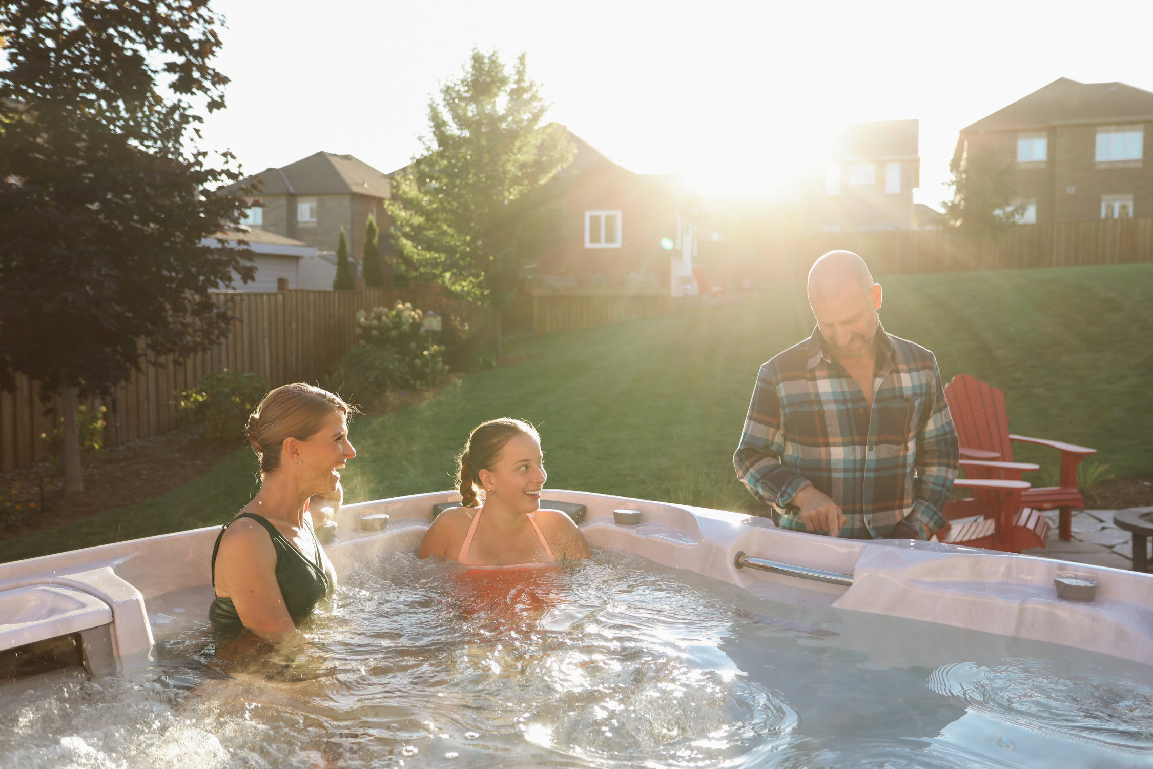 sundance spas 880 series hot tub family moment 09